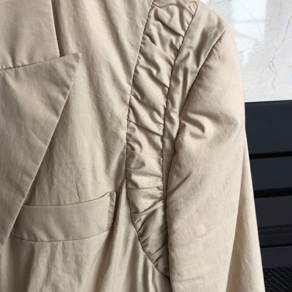 Stella McCartney Cotton Blazer Khaki/Beige Size 44 - Picture 5 of 9